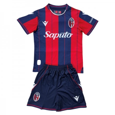 Fotbalové dresy Bologna Dětské Domácí Dres 2025-26 Krátký Rukáv