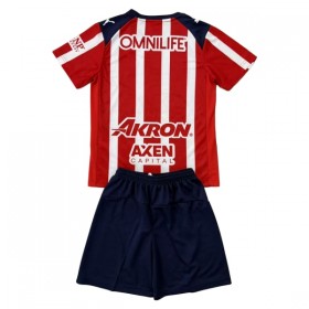 Fotbalové dresy Chivas de CD Guadalajara Dětské Domácí Dres 2025-26 Krátký Rukáv