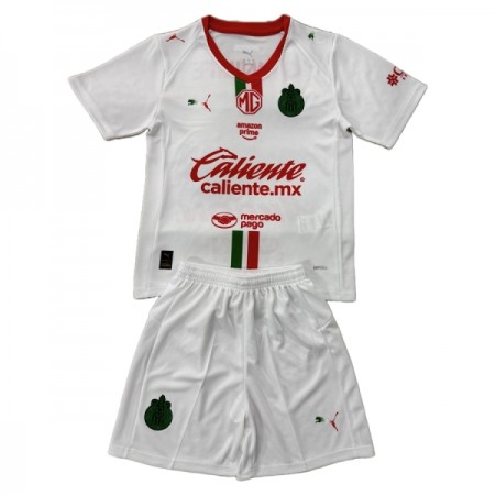 Fotbalové dresy Chivas de CD Guadalajara Dětské Venkovní Dres 2025-26 Krátký Rukáv