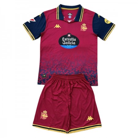 Fotbalové dresy Deportivo de La Coruna Dětské Venkovní Dres 2025-26 Krátký Rukáv