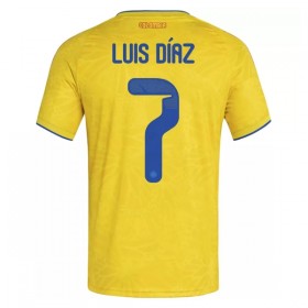 Fotbalové dresy Kolumbie Luis Diaz 7 Domácí Dres MS 2026 Krátký Rukáv