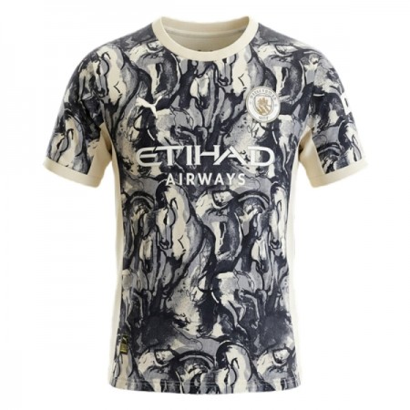 Fotbalové dresy Manchester City Year of the Horse 2026 Krátký Rukáv Fotbalové dresy Manchester City Year of the Horse 2026 Krátký Rukáv
