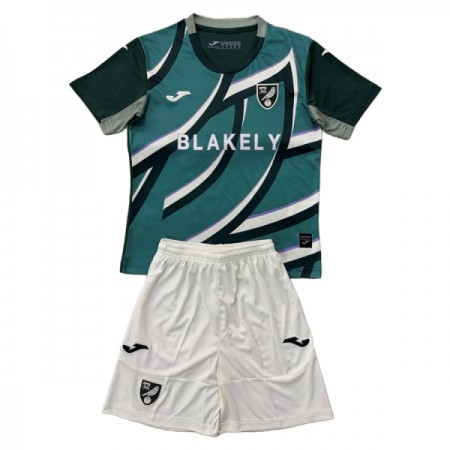 Fotbalové dresy Norwich City Dětské Venkovní Dres 2025-26 Krátký Rukáv