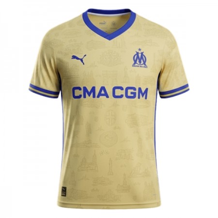 Fotbalové dresy Olympique de Marseille Čtvrtý Dres 2025-26 Krátký Rukáv