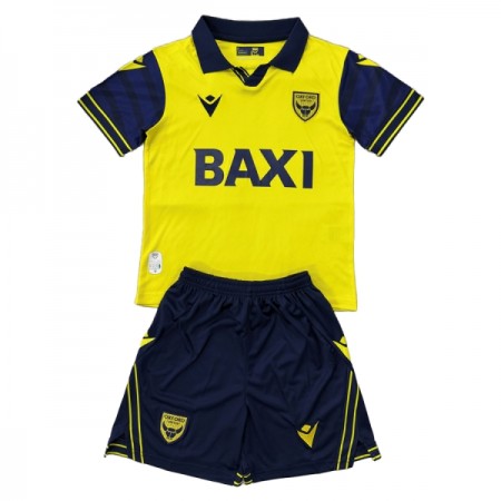 Fotbalové dresy Oxford United Dětské Domácí Dres 2025-26 Krátký Rukáv Fotbalové dresy Oxford United Dětské Domácí Dres 2025-26 Krátký Rukáv