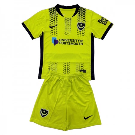 Fotbalové dresy Portsmouth Dětské Alternativní Dres 2025-26 Krátký Rukáv Fotbalové dresy Portsmouth Dětské Alternativní Dres 2025-26 Krátký Rukáv
