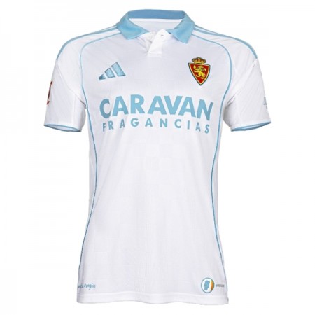Fotbalové dresy Real Zaragoza Domácí Dres 2025-26 Krátký Rukáv Fotbalové dresy Real Zaragoza Domácí Dres 2025-26 Krátký Rukáv