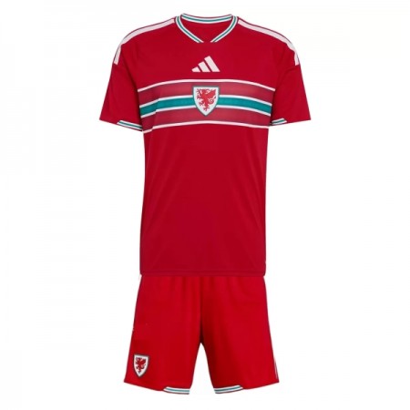 Fotbalové dresy Wales Dětské Domácí Dres MS 2026 Krátký Rukáv