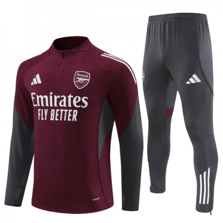 Arsenal Tréninkový Mikina 2025-26 Červená Čtvrt Zip