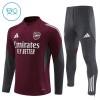 Dětské Arsenal Tréninkový Mikina 2025-26 Červená Čtvrt Zip
