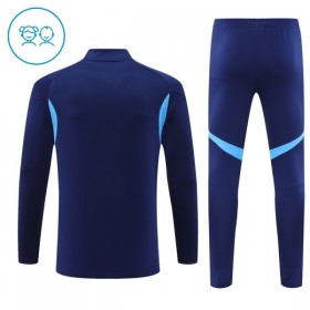 Dětské Real Madrid Tréninkový Mikina 2025-26 Navy Čtvrt Zip