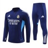 Real Madrid Tréninkový Mikina 2025-26 Navy Čtvrt Zip