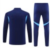Real Madrid Tréninkový Mikina 2025-26 Navy Čtvrt Zip