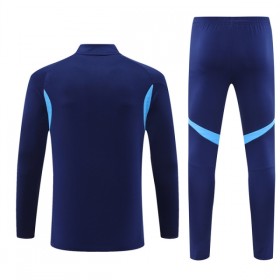 Real Madrid Tréninkový Mikina 2025-26 Navy Čtvrt Zip