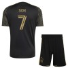 Fotbalové dresy Los Angeles FC Son 7 Dětské Domácí Dres 2026 Krátký Rukáv Fotbalové dresy Los Angeles FC Son 7 Dětské Domácí Dres 2026 Krátký Rukáv