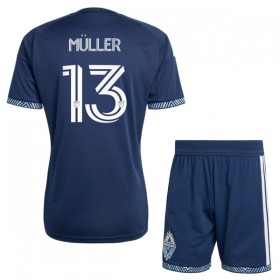 Fotbalové dresy Vancouver Whitecaps Muller 13 Dětské Venkovní Dres 2026 Krátký Rukáv