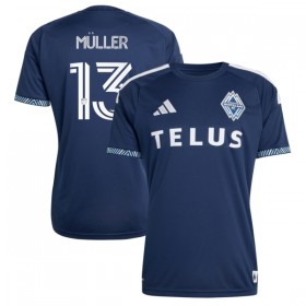 Fotbalové dresy Vancouver Whitecaps Muller 13 Venkovní Dres 2026 Krátký Rukáv