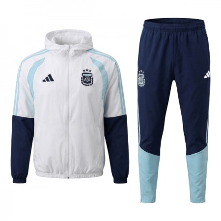 Argentina Tréninkový Bunda Kapucí 2026-27 Bílá