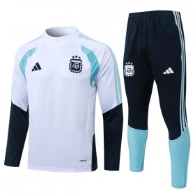 Argentina Tréninkový Mikina 2026-27 Bílá Čtvrt Zip