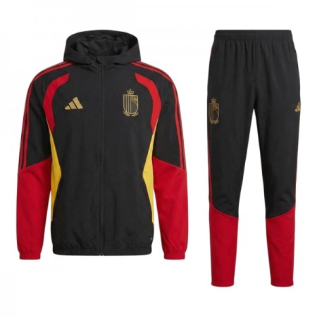 Belgie Tréninkový Bunda Kapucí 2026-27 Černá