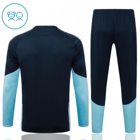 Dětské Argentina Tréninkový Mikina 2026-27 Navy Čtvrt Zip