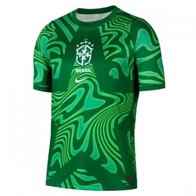 Fotbalové dresy Brazílie Brankářské Domácí Dres MS 2026 Zelená Krátký Rukáv