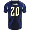 Fotbalové dresy Brazílie Estevao 20 Venkovní Dres MS 2026 Krátký Rukáv