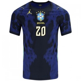 Fotbalové dresy Brazílie Estevao 20 Venkovní Dres MS 2026 Krátký Rukáv