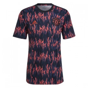 Fotbalové dresy Manchester United Pre-Match 2025-26 Černá Krátký Rukáv