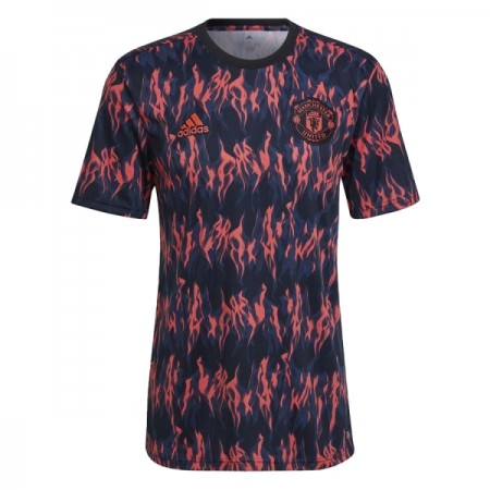 Fotbalové dresy Manchester United Pre-Match 2025-26 Černá Krátký Rukáv
