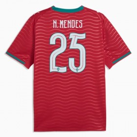 Fotbalové dresy Portugalsko Nuno Mendes 25 Domácí Dres MS 2026 Krátký Rukáv