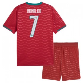 Fotbalové dresy Portugalsko Ronaldo 7 Dětské Domácí Dres MS 2026 Krátký Rukáv