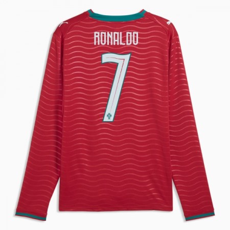 Fotbalové dresy Portugalsko Ronaldo 7 Domácí Dres MS 2026 Dlouhý Rukáv