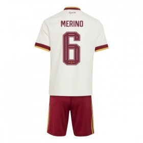 Fotbalové dresy Španělsko Merino 6 Dětské Venkovní Dres MS 2026 Krátký Rukáv