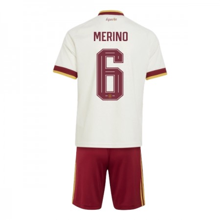 Fotbalové dresy Španělsko Merino 6 Dětské Venkovní Dres MS 2026 Krátký Rukáv