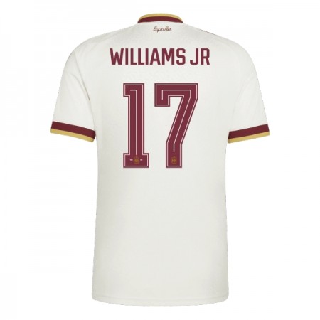 Fotbalové dresy Španělsko Williams JR 17 Venkovní Dres MS 2026 Krátký Rukáv Fotbalové dresy Španělsko Williams JR 17 Venkovní Dres MS 2026 Krátký Rukáv