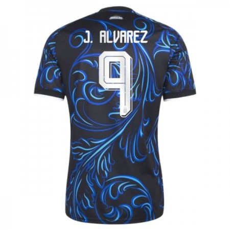 Fotbalové dresy Argentina J. Alvarez 9 Venkovní Dres MS 2026 Krátký Rukáv