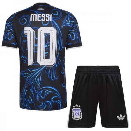 Fotbalové dresy Argentina Messi 10 Dětské Venkovní Dres MS 2026 Krátký Rukáv