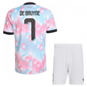 Fotbalové dresy Belgie De Bruyne 7 Dětské Venkovní Dres MS 2026 Krátký Rukáv