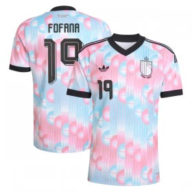 Fotbalové dresy Belgie Fofana 19 Venkovní Dres MS 2026 Krátký Rukáv