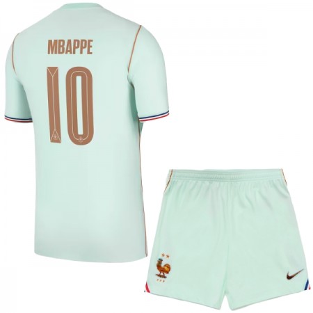 Fotbalové dresy Francie Mbappé 10 Dětské Venkovní Dres MS 2026 Krátký Rukáv