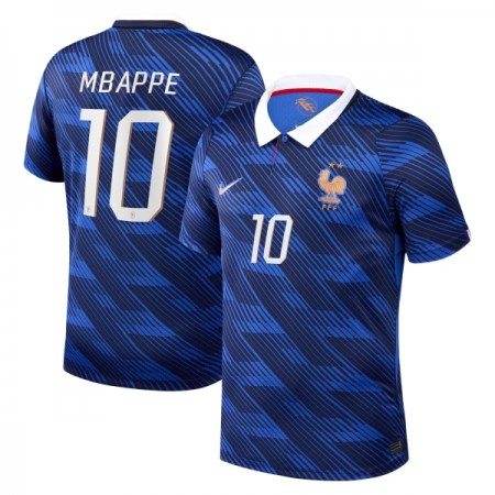 Fotbalové dresy Francie Mbappé 10 Domácí Dres MS 2026 Krátký Rukáv