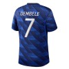 Fotbalové dresy Francie O. Dembele 7 Domácí Dres MS 2026 Krátký Rukáv