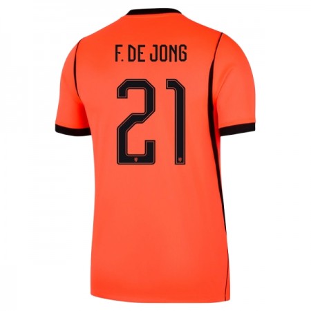 Fotbalové dresy Nizozemsko F. De Jong 21 Domácí Dres MS 2026 Krátký Rukáv
