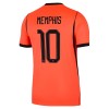 Fotbalové dresy Nizozemsko Memphis 10 Domácí Dres MS 2026 Krátký Rukáv