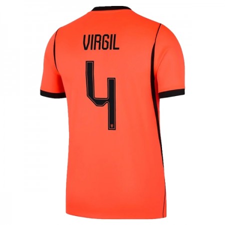 Fotbalové dresy Nizozemsko Virgil 4 Domácí Dres MS 2026 Krátký Rukáv