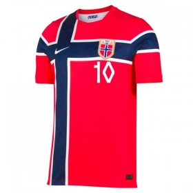 Fotbalové dresy Norsko Odegaard 10 Dětské Domácí Dres MS 2026 Krátký Rukáv