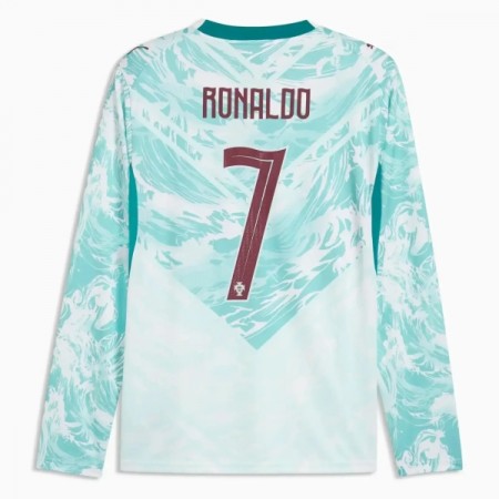 Fotbalové dresy Portugalsko Ronaldo 7 Venkovní Dres MS 2026 Dlouhý Rukáv