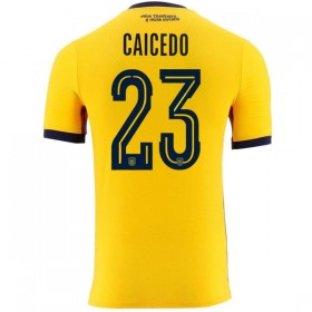 Fotbalové dresy Ekvádor Caicedo 23 Domácí Dres MS 2026 Krátký Rukáv