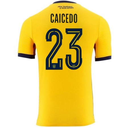 Fotbalové dresy Ekvádor Caicedo 23 Domácí Dres MS 2026 Krátký Rukáv